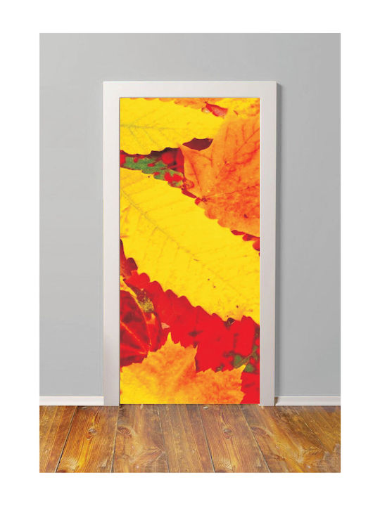 Door Sticker Fallen Leaves 195cm