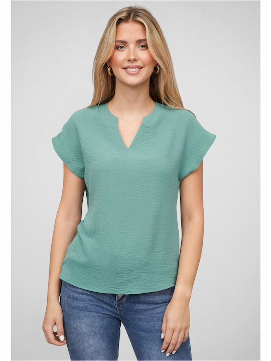 Cloud5ive Women's Blouse Green