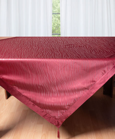 Silk Fashion Tischtuch 2009 Bordeaux 160x220cm