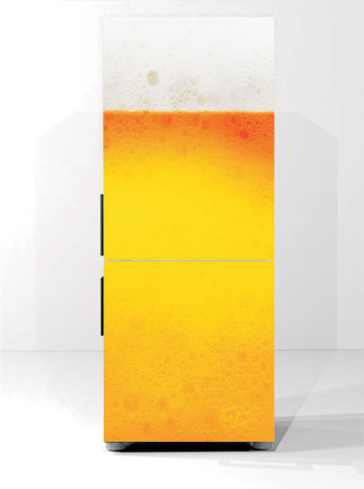 Αυτοκόλλητο Ψυγείου Beer 3 70cm