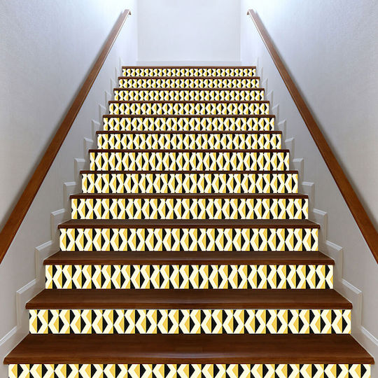 Decorative Staircase Sticker Rhombuses 1 Piece Orafol