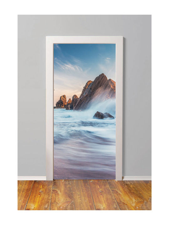 Door Sticker Waves 70cm
