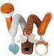 Baby to Love Spiral Toy for Crib and Stroller with Teether for 0++ Months