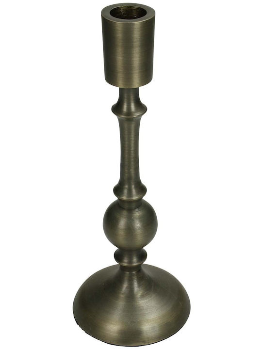 JK Home Decoration Candle Holder Metal in Bronze Color 34x9x9cm 1pcs