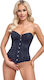 Black Lace-Up Corset