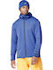 Men's Fleece Cardigan with Hood Ultramarine