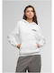Damen Sweatshirt Kapuzen Weiß