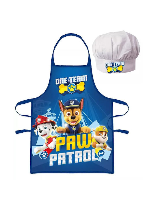 Paw Patrol Παιδική Ποδιά Κουζίνας με Σκούφο Πολύχρωμη FSHI0498