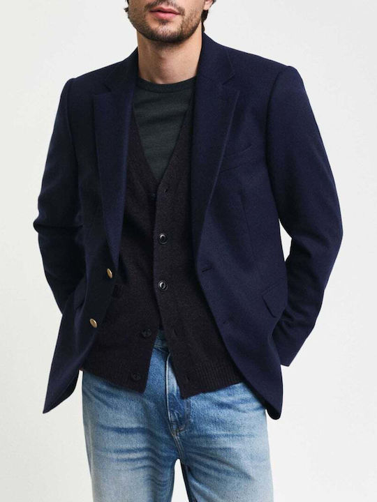 Gant Men's Suit Jacket Blue