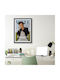 Music Poster Harry Styles Ms053 21cm X 30cm Μαύρο Ξύλινο Κάδρο