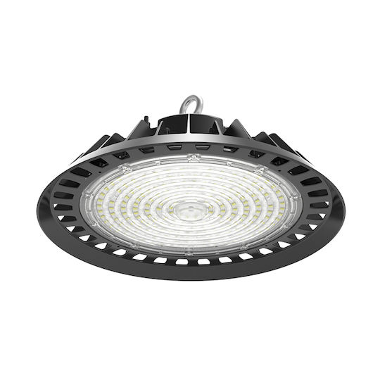 Elmark Boston240 Φωτιστικό Καμπάνα 240W Φυσικό Λευκό 40800lm με Ενσωματωμένο LED Μαύρο Ø349xΥ119cm