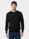 Langarm-Pullover Schwarz