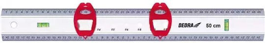 Aluminium-Winkelmesser mit Wasserwaage, 2 Libellen, Stopper, 500 mm, Dedra
