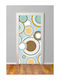 Door Sticker Groove Circles 215cm