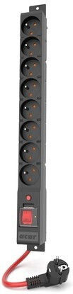 Acar Power Strip with Surge Protection 8 Positions with Cable 5m