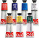 Daler Rowney Set Ölfarben 328 cad rot tiefer Fa...