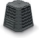 Garden Composter 450 L Black Evogreen Vario