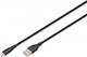 Digitus USB-A to Lightning Cable 12W Μαύρο 1m A...