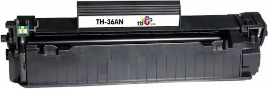 TB Print Compatible Toner for Laser Printer HP CB436A Black