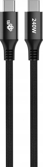 Tb Energy USB 2.0 Cable USB-C Male - USB-C 240W PD Black 1m
