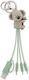 Legami Milano Link Up Regulär USB zu Blitzschlag / Typ-C,TC-TC / Micro-USB Kabel 1.8A 1m (UCC0011)