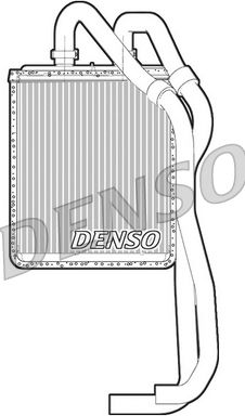Denso Cabin Air Filter Heating Heat Exchanger Iveco Daily Iv 2.3d 05.06-08.11 Aluminum 120x220x33 Mm