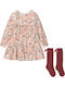 Kinderkleid Set mit Accessoires Embrime