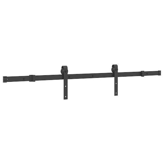 vidaXL Μηχανισμός Συρόμενης Μεσόπορτας 152.5cm Μαύρος