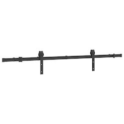 vidaXL Μηχανισμός Συρόμενης Μεσόπορτας 183cm Μαύρος