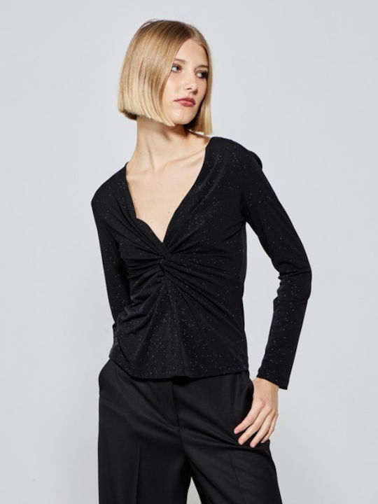 Passager Women's Blouse Long Sleeve Black