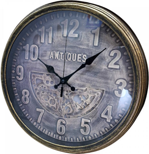 Wanduhr Kunststoff Gray Ø35cm