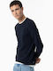 Long Sleeve Blue Blouse