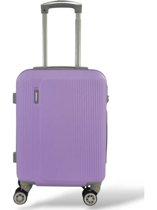 Playbags Cabin Travel Suitcase Hard Lila with 4 Wheels Height 52cm ps1867-18