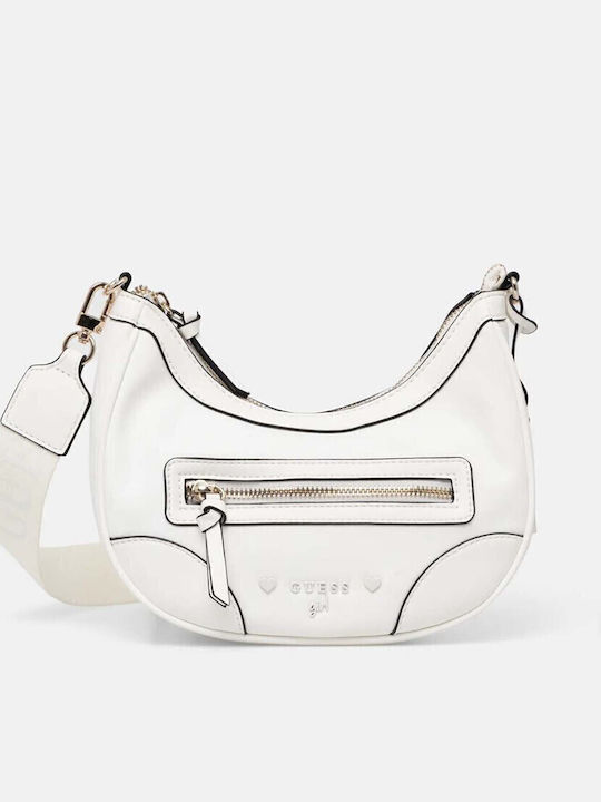 Guess Kids Bag Shoulder Bag White 14cmx8cmx14cmcm
