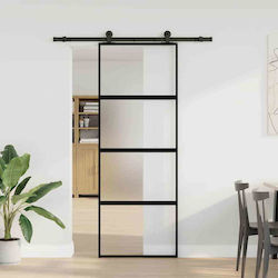 Vidaxl Schiebetür-Beschlagset 76x205 cm Glas & ...