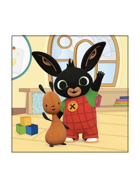 Bing Bunny 30x30 Fleece-Babyhandtuch Bing Bunny 30x30 Fleece-Babyhandtuch