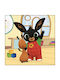 Bing Bunny 30x30 Fleece-Babyhandtuch