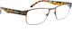 Oramont Reading Glasses +2.25 in Brown color 1169