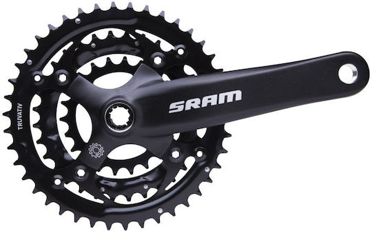 Δισκοβραχιονας Sram S600 8 Ταχυτητων Καρε 175μμ 42 32 22 Μαυρο