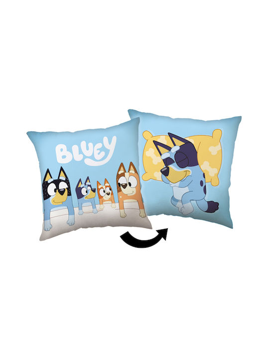 40x40 Polyester Pillow Bluey Double-sided