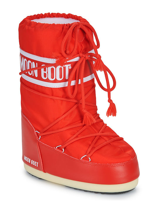 Kids Boots Red Icon