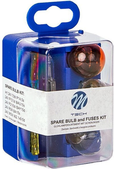 M-Tech Lampen Auto H1 / T10 / PY21W-BAU15s / P21/5W / R5W / BA15S / W5W / W2.1X9.5D 24V 5W 5Stück