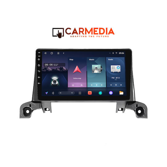 Carmedia Ηχοσύστημα Αυτοκινήτου για Peugeot 3008 / 5008 2016+ (Bluetooth/USB/WiFi/GPS/Apple-Carplay/Android-Auto) με Οθόνη Αφής 9"