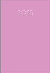 Com Simple Daily Agendas 2025 Pink 12x17cm