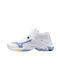 Wave Lightning Z8 Mid Мъжки Спортни обувки Волейбол White / Light Blue