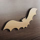 MDF Wooden Bat Design 20cm X 7cm