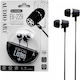EV-229 In-ear Handsfree Ακουστικά με Βύσμα 3.5m...