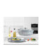 Zilner Dutch Oven Oval Made of Aluminum with Glass Lid 36x24cm 1pcs