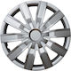 Mammooth Car Hubcap Set 14" 4pcs Silver