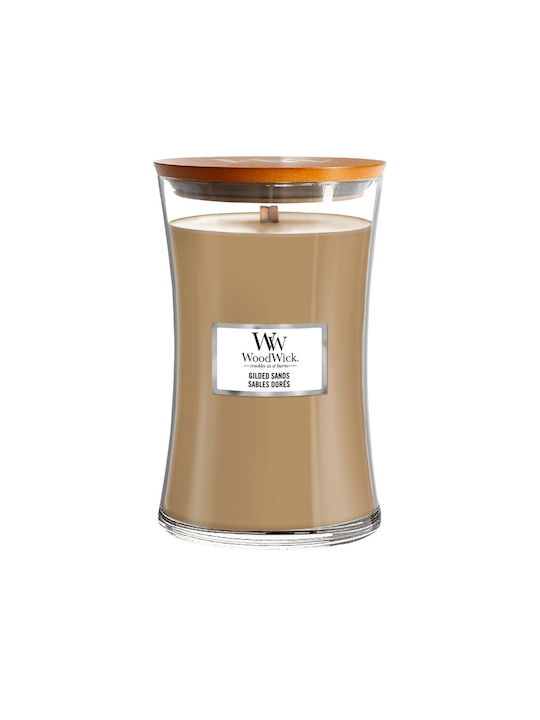 WoodWick Aromatic Soy Candle In Jar With Gilded Sands Perfume 610gr